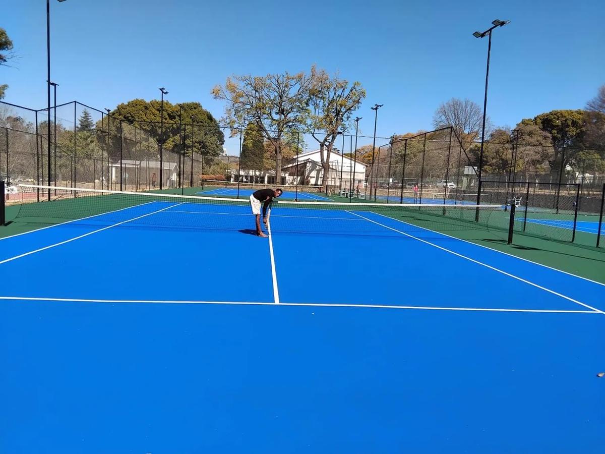 Tennis Court Maintenance project photograph